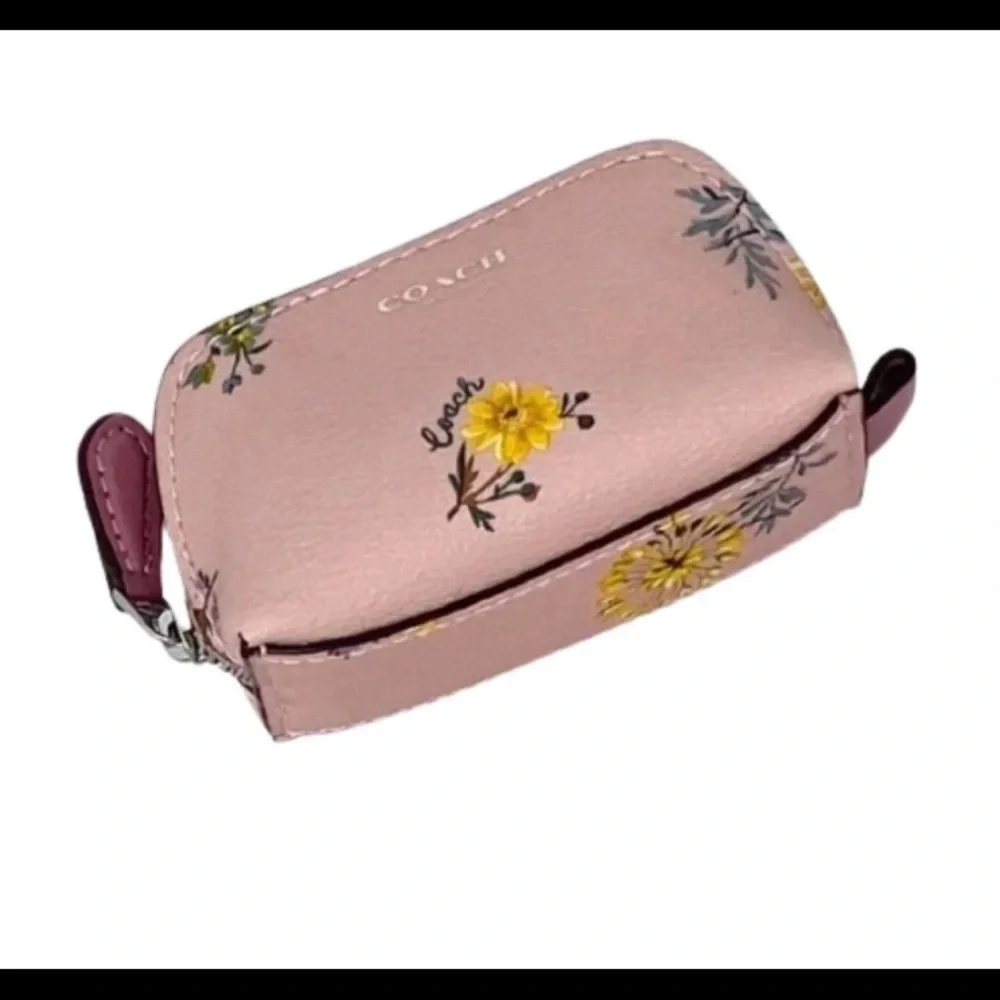 💕Blossom Print Pink Mini Cosmetic Bag - Picture 14 of 15
